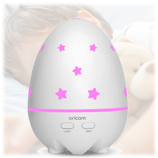 DreamMist Aroma Diffuser & Night Light Calming comfort for little sleepers and busy parents