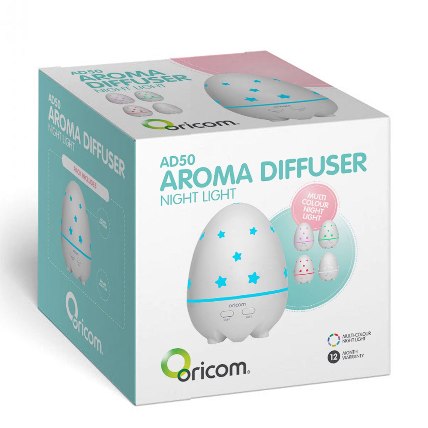 DreamMist Aroma Diffuser & Night Light Calming comfort for little sleepers and busy parents